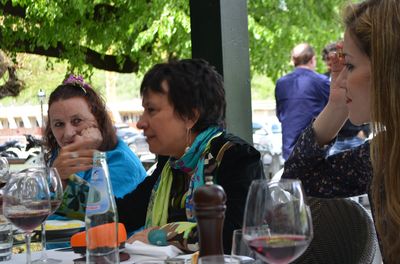 La scénariste & consultante Lindy Davies, Pascale Rey, Marta Gómez