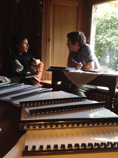 Une séance de travail au château